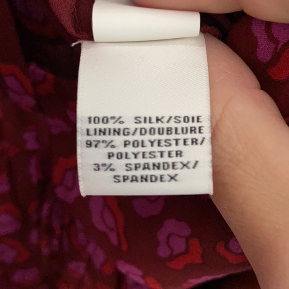 DVF Alicia Peasant Sleeve Ballet Rose Silk Dress - Picture 12 of 12